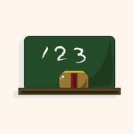 classroom blackbroad theme elements vector eps N5