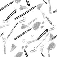 Seamless monochrome pattern