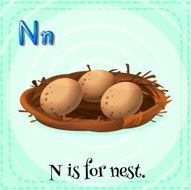 Letter N N18