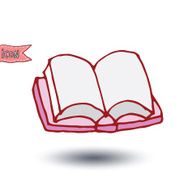 book icon Back to school icons vector illustration
