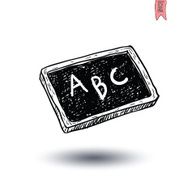 chalkboard Back to school icons vector illustration N2