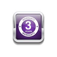 3 Years Warranty Purple Vector Icon Button N4