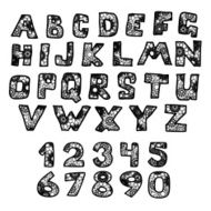 Sketchnote alphabet