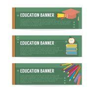 Set Of Education Banner Vector Illustration N2