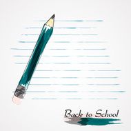 Blue pencil
