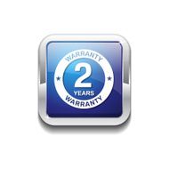 2 Years Warranty Blue Vector Icon Button N5