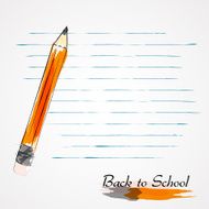 Orange pencil N2