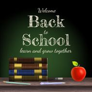 Back to school school books EPS 10 N2