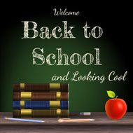 Back to school school books EPS 10 N3