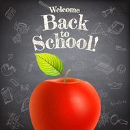 Welcome back to school template EPS 10
