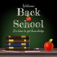 Back to school school books EPS 10 N5