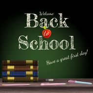 Back to school school books EPS 10 N6