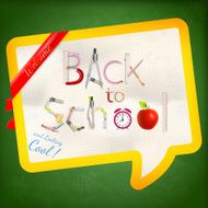 Back to School background EPS 10 N21