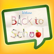 Back to School background EPS 10 N27