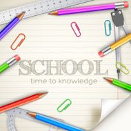 back to school background concept illustration design