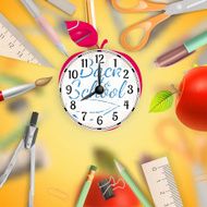 Set of Welcome back to school template EPS 10 N7