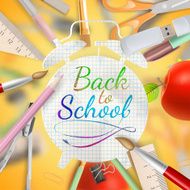Set of Welcome back to school template EPS 10 N9