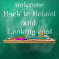 Welcome back to school template design plus EPS10 N3
