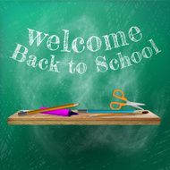 Welcome back to school template design plus EPS10 N5