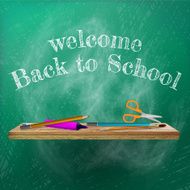 Welcome back to school template design plus EPS10 N6