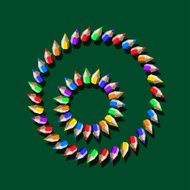 color pencil pattern N4