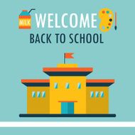 Welcome back to school background N6