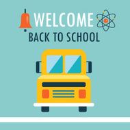 Welcome back to school background N7
