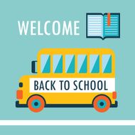 Welcome back to school background N8