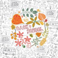 Back to school design template N7