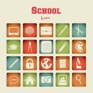 School icons N19