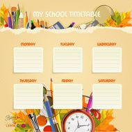 School timetable N9