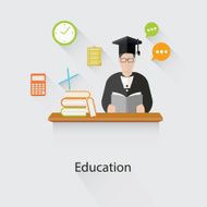 Education concept vector N3