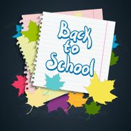 Back to School Vector Design element N5
