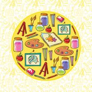 Art stationary pattern N6