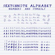 Sketchnote alphabet N5