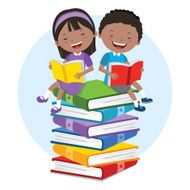 Kids love to read books