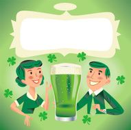 Irish Beer Couple