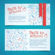Back To School Banners Set N2