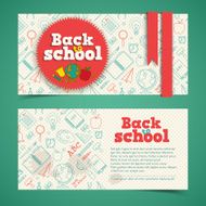 Back To School Banners Set N3