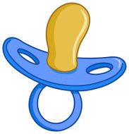 Blue pacifier