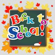 Back to school background or card N3