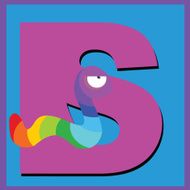 letter S for snake