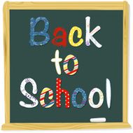 Back to school lettering