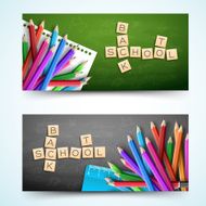 Back To School Banners Set N4