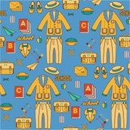 Back To School seamless pattern N34