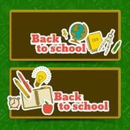 Back To School Banners Set N21