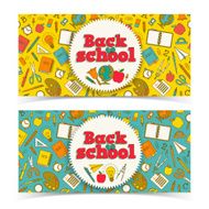 Back To School Banners Set N22