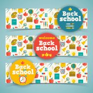 Back To School Banners Set N26