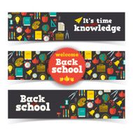 Back To School Banners Set N27