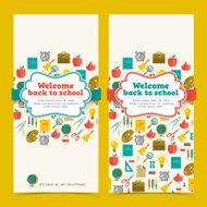 Back To School Banners Set N30